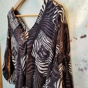 100% silk blouse